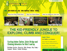 Tablet Screenshot of junglequest.com